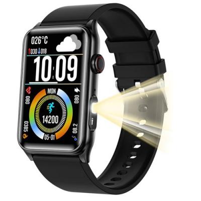  Montre Connect&eacute;e G50 - &Eacute;cran 1,57"" , Torche, Sant&eacute;, Bluetooth, Noir