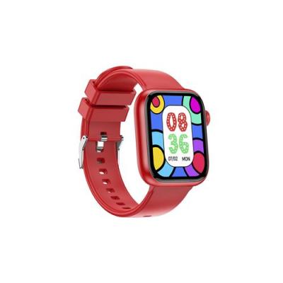 FOREVER Montre Connect&eacute;e IGo Watch 3 Bluetooth 5.3 Assistant Vocal IP67 Rouge