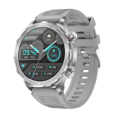  Montre Connect&eacute;e - NEOZHOU - DK67 - &Eacute;cran 1,53"" - Bluetooth - Sant&eacute; - Silicone argent&eacute;
