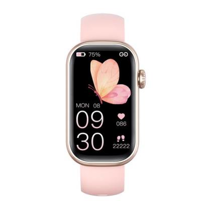  Montre Connect&eacute;e pour Femme - Bluetooth, Surveillance Sant&eacute;, Sport, Rose