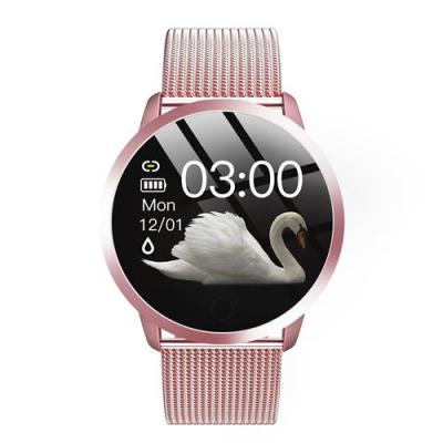  Montre Connect&eacute;e pour Femmes Homme Sport Avec IP67 Etanche Multifonction Podom&egrave;tre pour iOS Android-Rose 