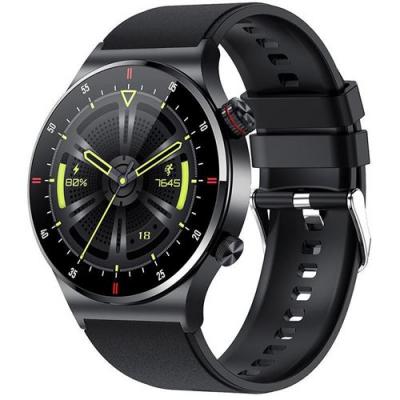 GENERIQUE Montre Connect&eacute;e QW33  - ECG+PPG, Appels Bluetooth, Noir