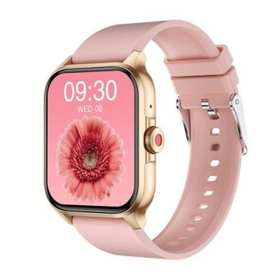 GENERIQUE Montre connect&eacute;e QX15 1,85"" - Surveillance sant&eacute; - Bluetooth 5.2 - Rose