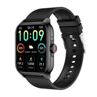 GENERIQUE Montre connect&eacute;e QX15 1,85"" - Surveillance sant&eacute; - Bluetooth 5.2 - Noir