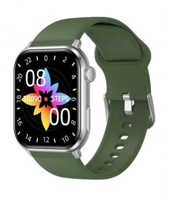 SMARTY Montre connect&eacute;e mixte SW043F - Bracelet Silicone Vert