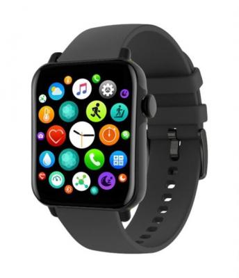 SMARTY2.0 Montre connect&eacute;e Homme Smarty-SW035F01 Bracelet Silicone Noir