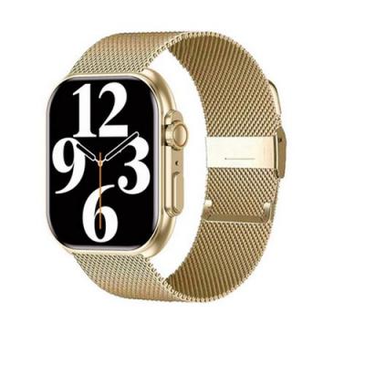 SMARTY2.0 Montre connect&eacute;e Mixte Smarty Boost - SW068C03 Bracelet Acier Dor&eacute;