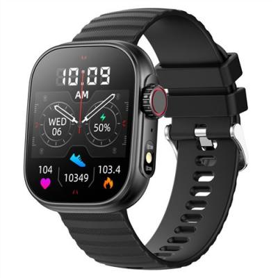  Montre connect&eacute;e ZW39 2,01"" - Surveillance sant&eacute; - Sport Bluetooth - Noir