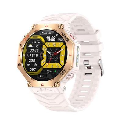  Montre intelligente - NEOZHOU - KC91 - GPS - Assistant vocal IA - Bluetooth - Or