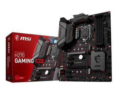 MSI  H270 GAMING M3 Carte m&egrave;re Intel ATX Socket LGA 1151 