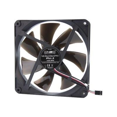 NOISEBLOCKER  BlackSilentPRO PK-1 - Ventilateur ch&acirc;ssis - 140 mm - noir
