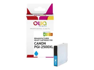 OWA  Cartouche d'encre remanufactur&eacute;e compatible Canon PGI-2500XL - Cyan