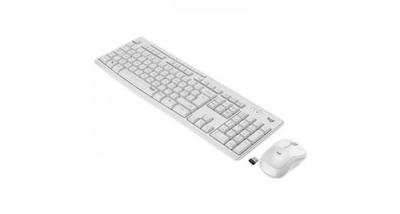 LOGITECH Ensemble clavier souris  Sans fil    MK295  Silencieu   AZERTY    Blanc 