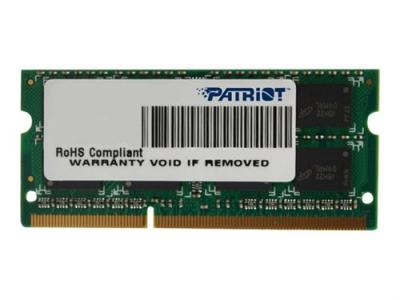 Patriot Memory 4GB DDR3 SODIMM module de m&eacute;moire 4 Go 1 x 1333 MHz
