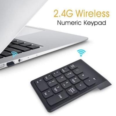 GENERIQUE Pav&eacute; num&eacute;rique sans fil iClever - 2,4 GHz - Pour ordinateurs portables et fixes, PC et MacBook - Ultra fin - Noir