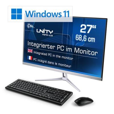 CSL COMPUTER PC tout-en-un CSL Unity F27W-JLS Pentium / 2000 Go / 32 Go RAM / Win 11 Famille