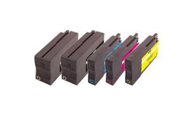  Peach lot de cartouches dencre compatible hp multi-pack cyan, gelb, magenta, schwarz, schwarz 