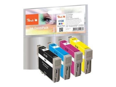 PEACH  314791 cartouche d''encre 4 pi&egrave;ce(s) Noir, Cyan, Magenta, Jaune