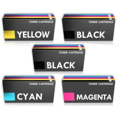 GENERIQUE Prestige Cartridge Kit 5 X Cartouches De Laser Toner Compatible Dehaut Rendement Pour Les S&eacute;ries Brother Tn-241/Tn-245 Noir/Cyan/Magenta/Jaune 