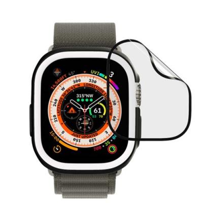 RHINOSHIELD Protection d'Ecran 3D Watch Ultra avec Applicateur Souple Antichoc Transparent