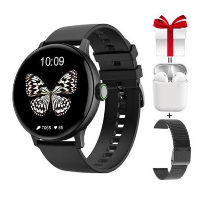 RUMOCOVO Montre connect&eacute;e avec bouton de charge sans fil pour femmes et hommes, &eacute;tanche IP68, moniteur de fr&eacute;quence cardiaque, moniteur de sant&eacute; - K173 