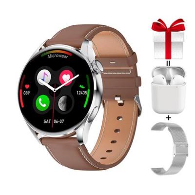 RUMOCOVO Montre connect&eacute;e pour hommes, avec fonction de r&eacute;ponse aux appels, moniteur de fr&eacute;quence cardiaque, musique, charge sans fil, &eacute;tanch&eacute;it&eacute; IP68, pour 