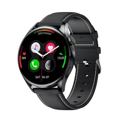 RUMOCOVO Montre connect&eacute;e pour hommes, avec fonction de r&eacute;ponse aux appels, moniteur de fr&eacute;quence cardiaque, musique, charge sans fil, &eacute;tanch&eacute;it&eacute; IP68, pour 