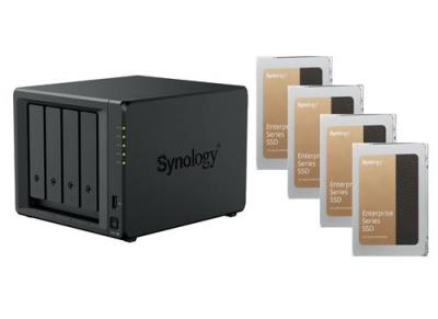 SYNOLOGY Serveur NAS  DS925+ (32Go RAM) avec 4x 480Go SSD Enterprise