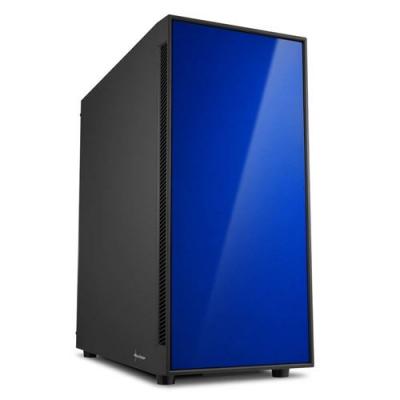 SHARKOON AM5 Silent - Tour - ATX - pas d'alimentation (ATX) - bleu - USB/Audio