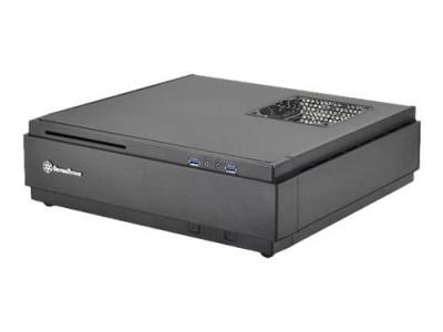 SILVERSTONE  MILO ML07 - Tour - mini ITX - pas d'alimentation - noir - USB/Audio 