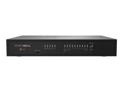 SONICWALL TZ Series TZ480 - Gen 8 - dispositif de s&eacute;curit&eacute; - 1GbE, 2.5GbE, 5GbE - bureau