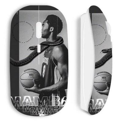 CAPACHEAP Souris blanche sans fil Maniacase, Kobe Bryant NBA black mamba mentality 