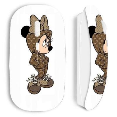 CAPACHEAP Souris blanche sans fil Maniacase, Minnie disney marron LV 