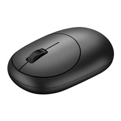 WIWU Souris Bluetooth sans fil 1200DPI Compacte Design incurv&eacute; Mat Noir