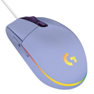 LOGITECH Souris Gaming Filaire  G G203 LIGHTSYNC RGB Couleur Lilas 