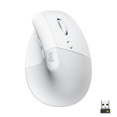 LOGITECH Souris Lift Ergonomique icale Sans Fil Silencieuse Blanc