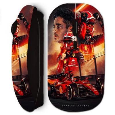 MANIACASE Souris noir Sans Fil Charles Leclerc F1 Ferrari 