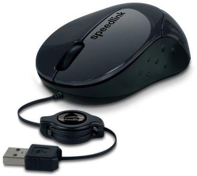 Speedlink Beenie Souris - Boutons Silencieux, Souris USB, Rouge
