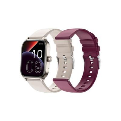 SPC SMARTEE DUO 3 - Montre connect&eacute;e &eacute;cran AMOLED 1,93"", appels BT, beige