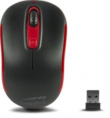SPEEDLINK  CEPTICA Souris - Trois Boutons, sans Fil, Noir-Rouge