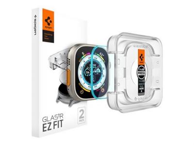 SPIGEN Protecteur d'&eacute;cran Transparent Verre tremp&eacute; pour Apple Watch Ultra - Neuf