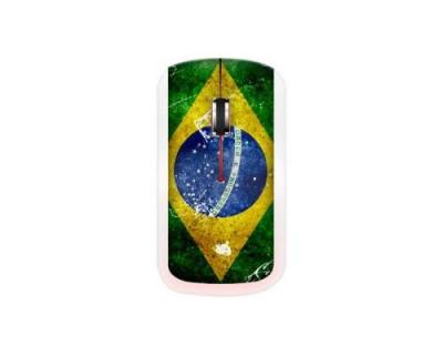 GENERIQUE Advance Brazil Souris Optique sans Fil Multicolore