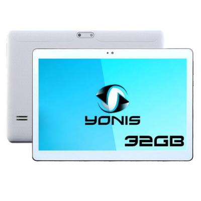  Tablette Android 7 Dual Sim 4G Ecran Ips 10 Pouces Quad Core Bluetooth GPS Blanc - YONIS 