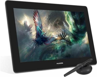 HUION Tablette Graphique  KAMVAS Pro 16 (4k) Plus avec &eacute;cran Argent 