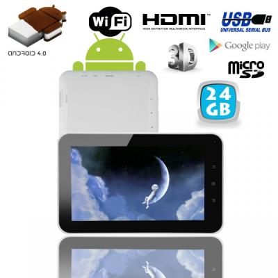 YONIS Tablette Tactile Android Full HD 7 Pouces Cam&eacute;ra Wifi 24 Go -  