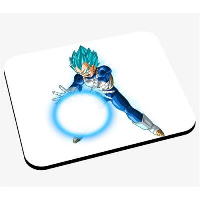  Tapis de souris Dragon ball super vegeta cheveux bleus kamehameha super 