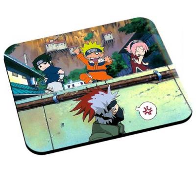  Tapis de souris Naruto sakura sasuke joue un tour a kakashi sensei manga 