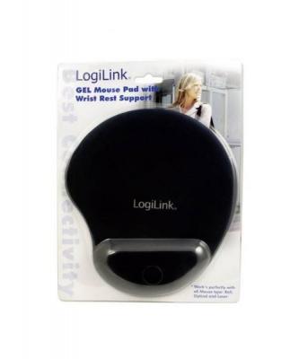 LOGILINK Tapis de souris avec repose-poignet  ID0027B ergonomique bleu