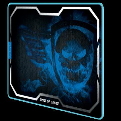 SPIRIT OF GAMER Tapis de souris  Blue Smokey Skull - XL - 43.5 x 32.3 cm - 3mm