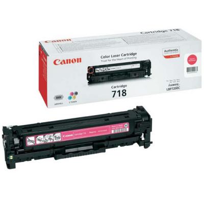 CANON 718 Magenta - Magenta - original - cartouche de toner - pour i-SENSYS LBP7210, LBP7660, LBP7680, MF728, MF729, MF8340, MF8360, MF8540, MF8550, MF8580 